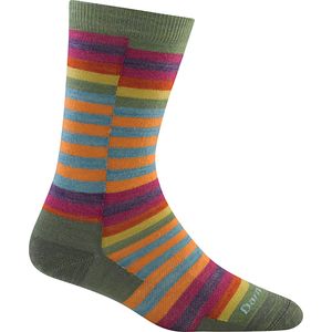 Darn Tough Merino Wool Offset Stripe Light Crew Socks - Women's