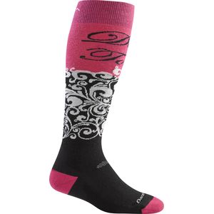 Darn Tough DT Script Over-The-Calf Cushion Socks - Women's