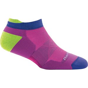 Darn Tough Vertex Stripe No Show Tab Ultra-Light Cushion Sock - Women's
