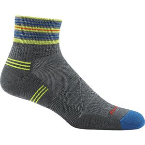 Darn Tough Vertex Stripe 1/4 Ultra-Light Cushion Sock - Men's