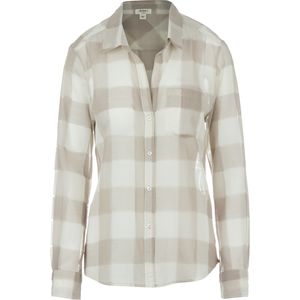 Dylan Sheer Buffalo Plaid Pocket Shirt - Women's