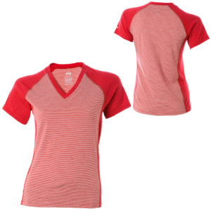 Driza-Bone V-Neck Stripe Shirt - Short-Sleeve - Women's