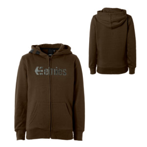 etnies Corporate Fill 2 Full-Zip Hooded Sweatshirt - Boys'