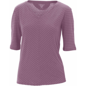 Ex Officio Exo Dri Pointelle V-Neck Shirt - Short-Sleeve - Women's