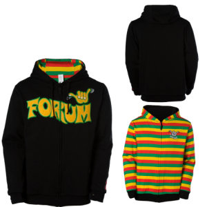 Forum Shaka Reversible Full-Zip Hooded Sweatshirt - Men's