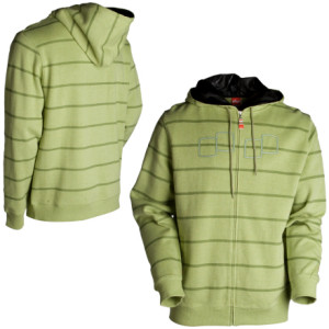 Foursquare Heather Stripes Full Zip Hooded Sweatshirt - Men's