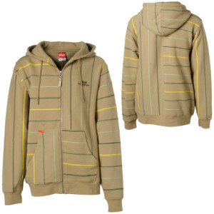 Foursquare Stripes A Poppin Full Zip Hooded Sweatshirt - Men's