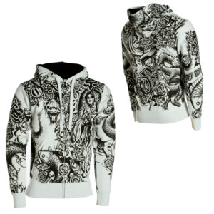 Fox Latinese Full-Zip Hooded Bike Sweatshirt - Men's