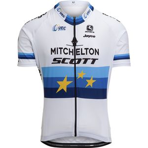 Giordana Vero Pro Mitchelton EU Champ White Jersey - Men's