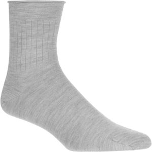 Hansel From Basel Superfine Cashmere Roll Top Short Crew Socks - Women's