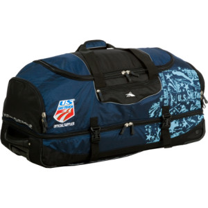 High Sierra US Ski Team Drop-Bottom Wheeled  Duffel Bag