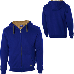 Hemp Hoodlamb Furry Full-Zip Hooded Sweatshirt - Men's