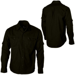 Hemp Hoodlamb Military Button-Down Long-Sleeve Shirt - Men's