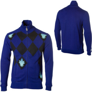 Hemp Hoodlamb Diamond Full-Zip Sweater - Men's