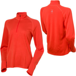 Ibex Zepher Zip T-Neck Midweight Long Underwear Top - Women's