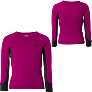 Icebreaker Bodyfit260 Cheetah Crewe Top - Toddler Girls'