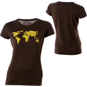 Icebreaker Superfine200 Explorer World T-Shirt - Short-Sleeve - Women's