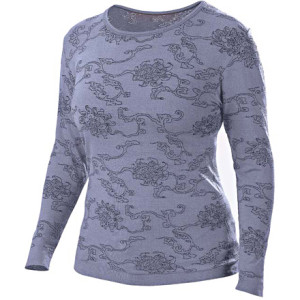 Isis Peony Crew Neck - Long-Sleeve - Women's - 2007