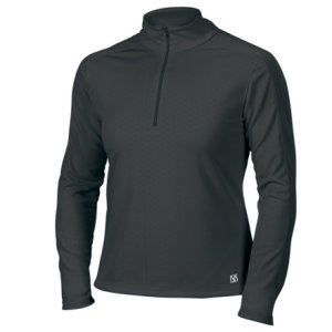 Isis Pointelle Zip-Neck Turtle Top - Long-Sleeve - Women's