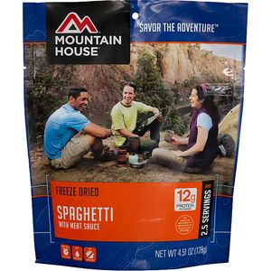 Mountain House Spaghetti wih Meat Sauce - 2.5 Serving Entree