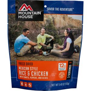 Mountain House Mexican Chicken with Rice - 3 Serving Entree