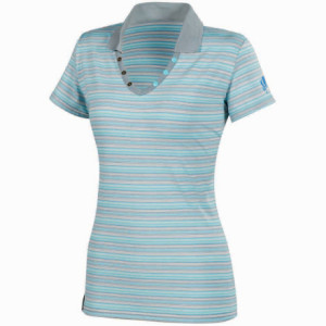 Millet Stripes Polo Shirt - Short-Sleeve - Women's