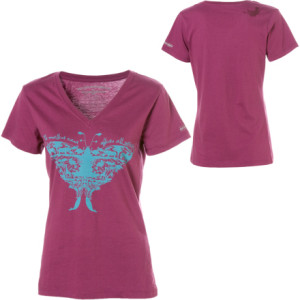Mission Playground Butterfly V-Neck T-Shirt - Short-Sleeve - Women's