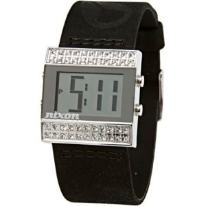 Nixon The Crystal Compact Leather Watch - Womens