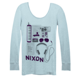 Nixon Avalon T-Shirt - Long-Sleeve - Women's