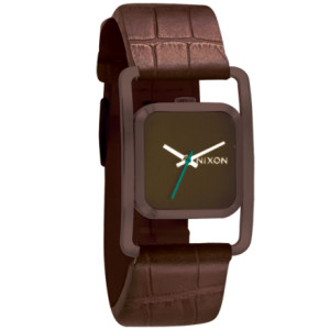 Nixon Dynasty Leather Watch - Women's