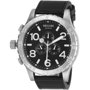 Nixon 51-30 Chrono Leather Watch - Men's