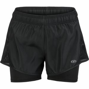 New York Laundry Microfiber Running Short with Inner Bike Short - Women's