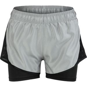 New York Laundry Microfiber Running Short with Inner Bike Short - Women's