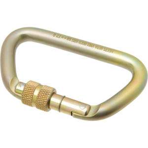 Omega Pacific 1/2in Steel Large D Screw-Lok Carabiner
