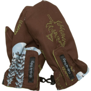 Outside Baby Two Layer Fleece Mitten - Infant/Toddler Boys'