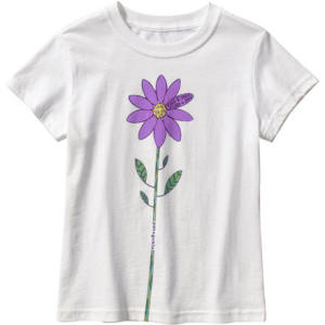 Patagonia Daisy Message T-Shirt - Short-Sleeve - Girls'
