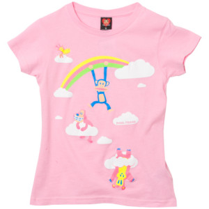 Paul Frank Rainbow Riding T-Shirt - Short-Sleeve - Girls'