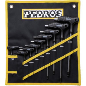 Pedros Pro T/L Handle Hex Set - 9 Piece