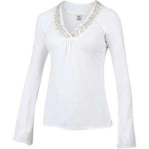 prAna Embroidered V-Neck Top - Long-Sleeve - Women's