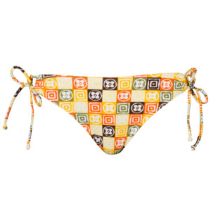 Roxy Granola Crunch 70's Lowrider Tie Side Bikini Bottom - Women's