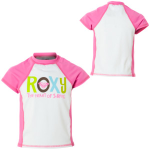 Roxy Lil Puzzle Piece Rash Guard Little Girls
