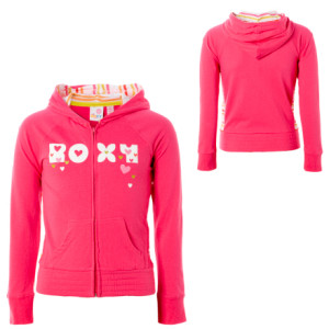 Roxy Roller Coaster Full-Zip Hooded Sweatshirt - Little Girls'