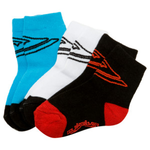 Quiksilver Riley Crew Sock - Toddler - 3 Pack