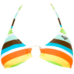 Roxy Summer Daze Flower Bra Bikini Top Womens