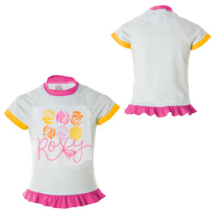 Roxy Lil Fandango Rash Guard - Little Girls'