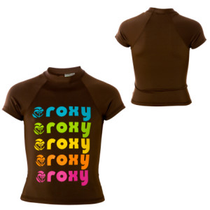 Roxy Lil Slp Slide Rash Guard Little Girls
