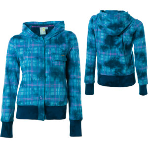 Roxy Promise Snap Front Hooded Sweatshirt - Women's