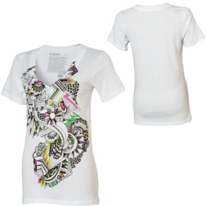 Roxy Electro V-Neck T-Shirt - Short-Sleeve - Women's