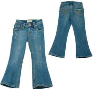 Roxy Delancy Deluxe Flare Denim Pant - Little Girls'