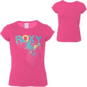 Roxy Sticker Sticker T-Shirt - Short-Sleeve - Little Girls'